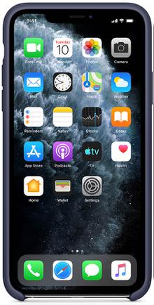 Клип-кейс Apple Silicone Case для iPhone 11 Pro Max Тёмно-синий