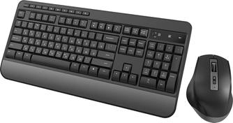 Комплект клавиатура и мышь Oklick S290W беспроводные Black