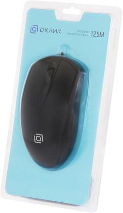 Проводная мышь Oklick 125M Black
