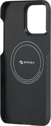 Клип-кейс Pitaka MagEZ Case 4 для Apple iPhone 15 Plus узкое плетение Black