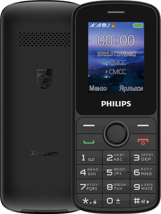 Мобильный телефон Philips Xenium E2101 Black