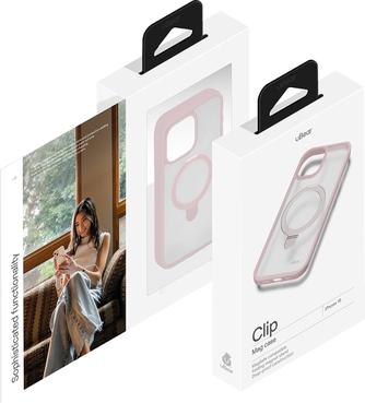 Клип-кейс uBear Clip Mag Case для Apple iPhone 15 Pink