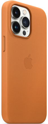 Клип-кейс Apple Leather Case with MagSafe для iPhone 13 Pro «Золотистая охра»