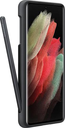 Клип-кейс Samsung Silicone Cover S21 Ultra с пером S Pen Black