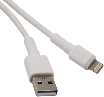 Кабель Baseus Mini CALSW-02 USB to Apple Lightning 1m White