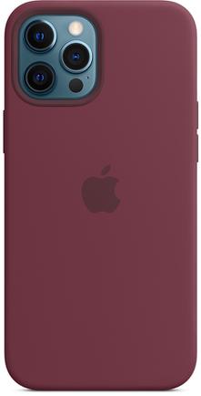 Клип-кейс Apple Silicone Case with MagSafe для iPhone 12 Pro Max Сливовый