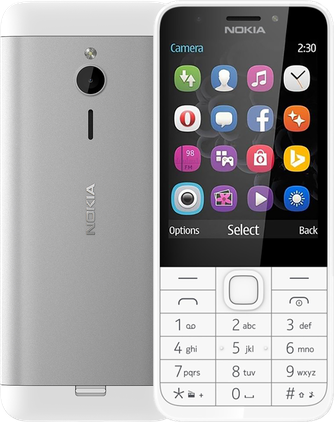 Мобильный телефон Nokia 230 Dual SIM White