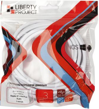 Кабель Liberty Project USB – Apple Lightning 0L-00027932 White