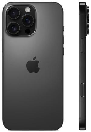 Смартфон Apple iPhone 16 Pro Max 512GB Black Titanium (Nano+eSIM, без RuStore)