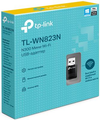 Сетевой адаптер TP-Link TL-WN823N Wi-Fi Black