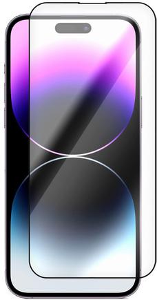 Защитное стекло Krutoff Premium для Apple iPhone 14 Pro Max Black