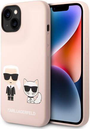 Клип-кейс Karl Lagerfeld & Choupette для Apple iPhone 14 Plus Pink