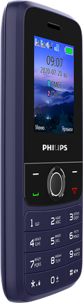 Мобильный телефон Philips Xenium E117 Navy Blue