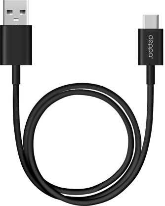 Кабель Deppa USB to USB-C 1.2m Black