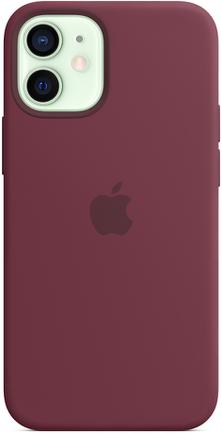 Клип-кейс Apple Silicone Case with MagSafe для iPhone 12 mini Сливовый