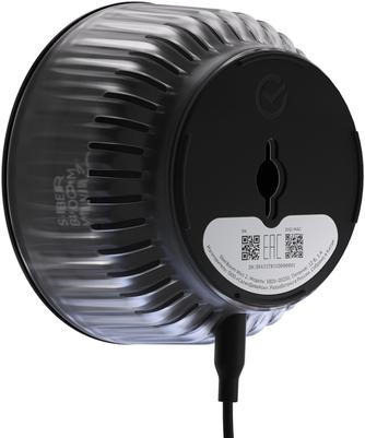 Умная колонка SberBoom Mini 2, с Салют Квантовый чёрный