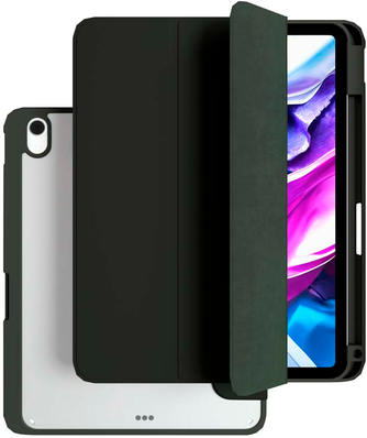 Клип-кейс VLP Split Folio для планшета Apple iPad Air M2 11"/iPad Air 4/5 10,9" тёмно-зелёный
