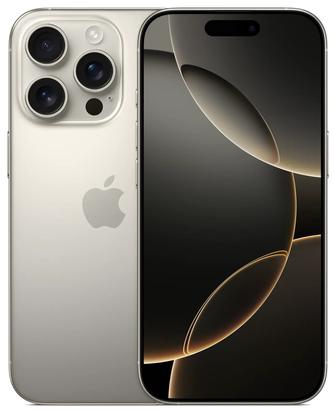 Смартфон Apple iPhone 16 Pro 128GB MYMY3AH/A Natural Titanium (Nano+eSIM)