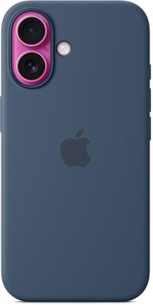 Клип-кейс Apple Silicone Case with MagSafe для Apple iPhone 16 Denim