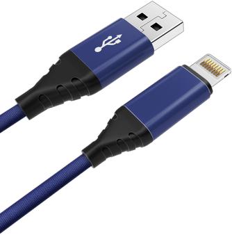 Изображение товара Кабель Akai USB to Apple Lightning 1м Blue для устройств Apple