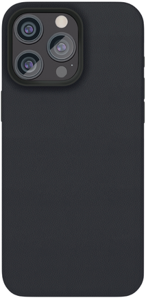 Клип-кейс VLP Ecopelle Case с MagSafe для Apple iPhone 15 Pro чёрный