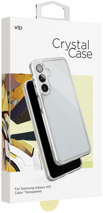 Клип-кейс VLP Crystal Case для Samsung Galaxy A15 прозрачный