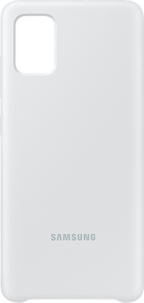 Клип-кейс Samsung Silicone Cover A51 White
