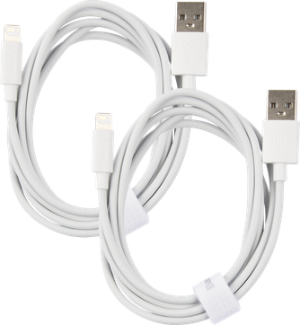 Кабель Baseus Simple Wisdom Kit TZCALZJ-02 USB to Apple Lightning 1.5m 2шт White