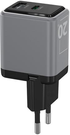 Изображение товара Зарядное устройство Akai CH-6A32 с быстрой зарядкой USB-A и USB-C