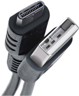 Кабель Celly USB to USB Type-C 1m Black