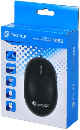 Проводная мышь Oklick 105S Black
