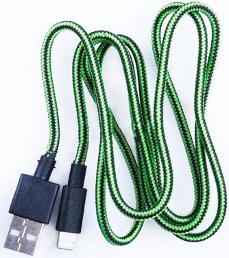 Кабель Liberty Project USB to Apple Lightning R0003902 Green/Black
