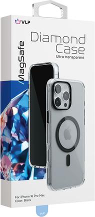 Клип-кейс VLP Diamond Case для Apple iPhone 16 Pro Max с MagSafe чёрный