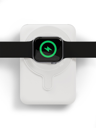 Портативное зарядное устройство VLP Dual Magsafe Qi 5000 mAh White