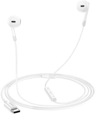 Наушники Hoco M109 Pure USB-C Белые