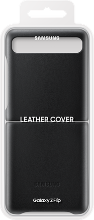 Клип-кейс Samsung Leather Cover Z Flip Black