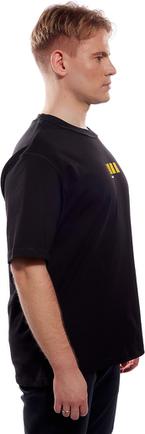 футболка с полосами чёрная 4XL–5XL