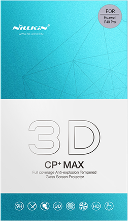Защитное стекло Nillkin 3D CP+ Max для Huawei P40 Pro/P40 Pro+ 0.33mm Black