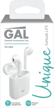 Наушники Gal TW-2800 White