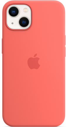 Клип-кейс Apple Silicone Case with MagSafe для iPhone 13 «Розовый помело»