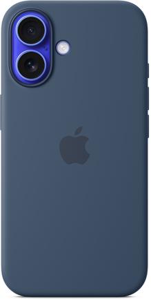 Клип-кейс Apple Silicone Case with MagSafe для Apple iPhone 16 Denim