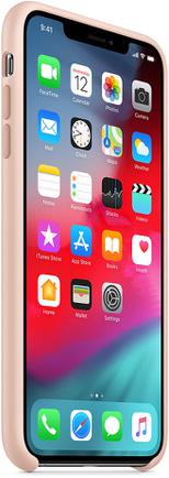 Клип-кейс Apple Silicone Case для iPhone Xs Max «Розовый пион»