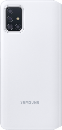 Чехол-книжка Samsung S View Wallet A51 White