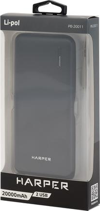 Портативное зарядное устройство Harper PB-20011 Black
