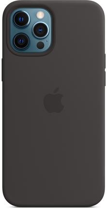 Клип-кейс Apple Silicone Case with MagSafe для iPhone 12 Pro Max Чёрный