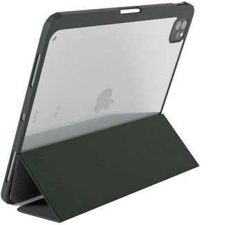 Чехол-книжка VLP Split Folio для планшета Apple iPad Pro M4 11" тёмно-зёленый