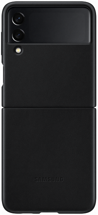 Клип-кейс Samsung Leather Cover Z Flip3 Black