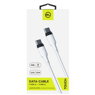Кабель Red Line USB Type-C to USB Type-C 25W 1m White