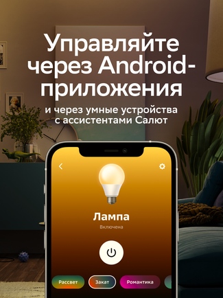 Умная лампочка Sber SBDV-00117