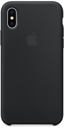 Клип-кейс Apple Silicone Case для iPhone X Чёрный